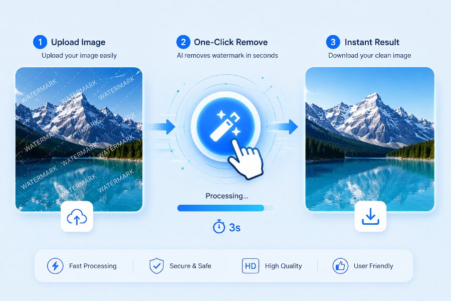 One-Click Processing with Instant Results